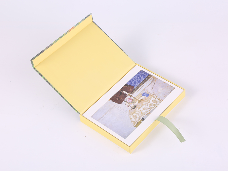 Hardcover postcard box